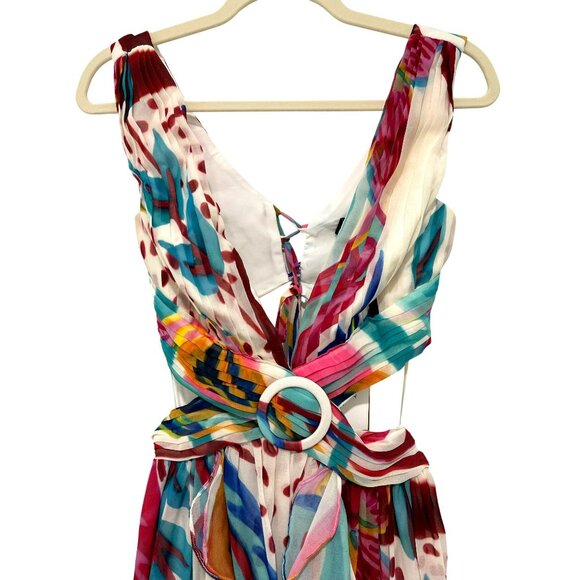 PatBo $850 Plunging Maxi Dress Cutout Formal Maxi Dress Gown Sz 2 NWT - Picture 5 of 10